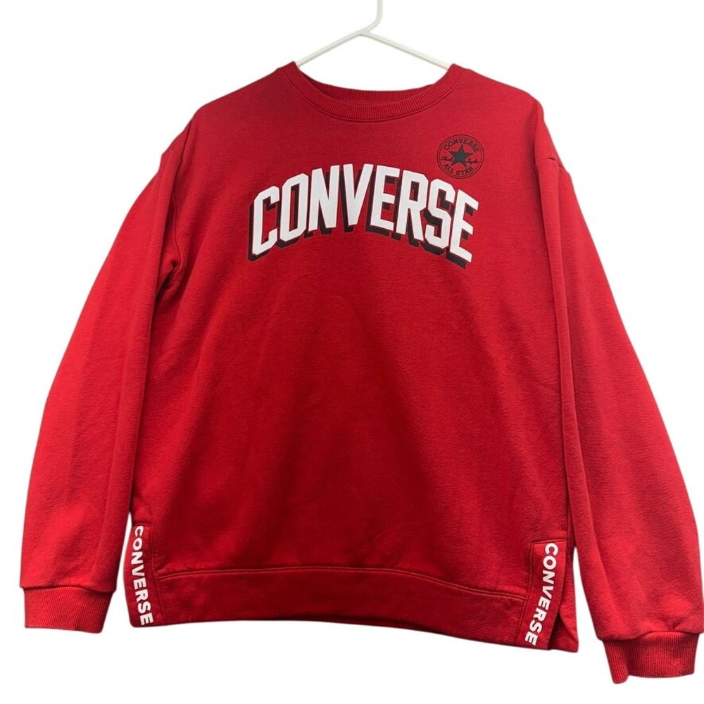 Converse unisex red sweatshirt